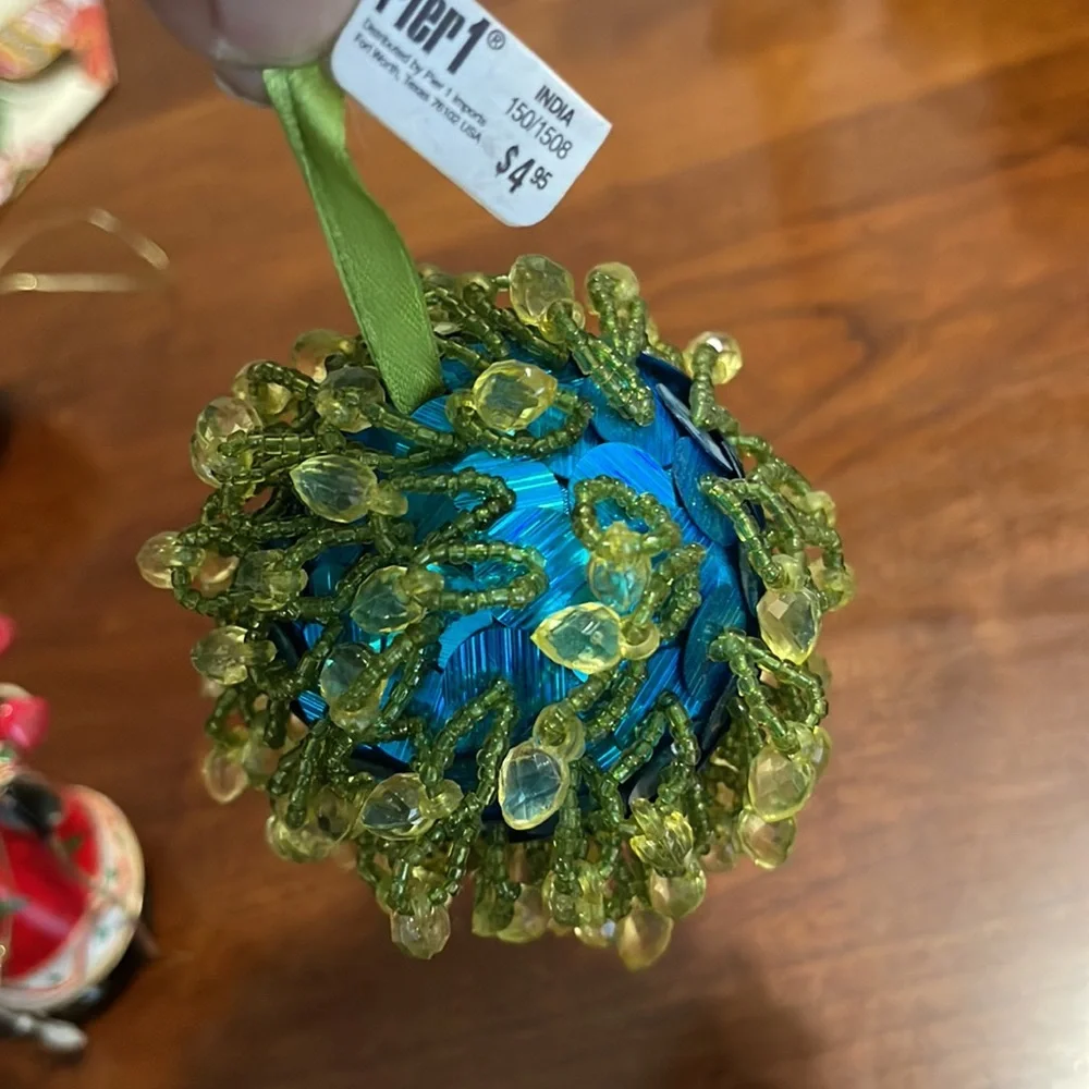 Vintage Pier One Christmas‎ Ornaments Bundle